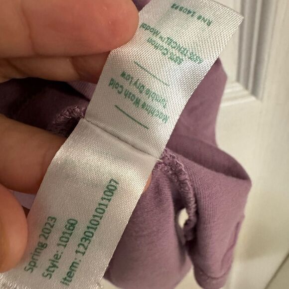 Marine Layer Signature Crew Tee – Fig Purple – Size L/XL - Picture 5 of 9